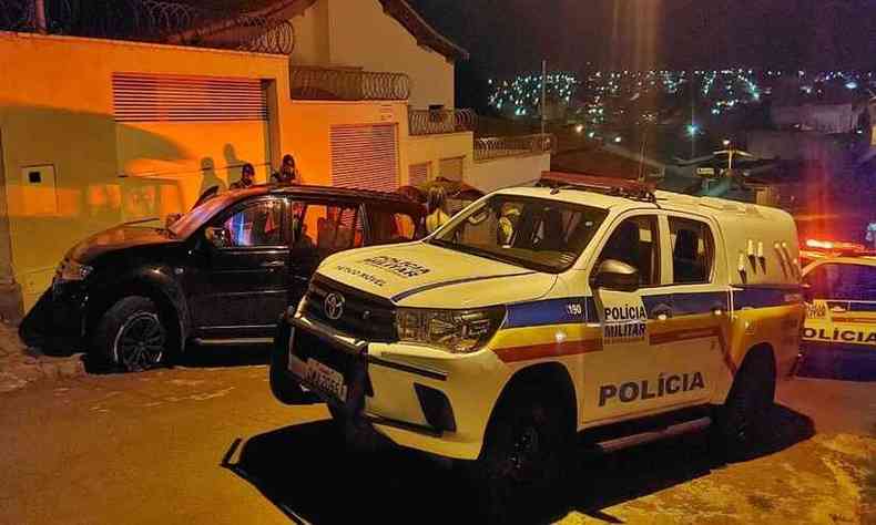 Poltico s foi preso aps atingir uma casa em Passos(foto: Rede Sociais)