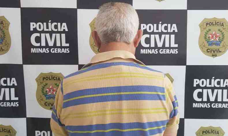 Jorge Ângelo Dias, de 77 anos, é apontado pela Polícia Civil como o mandante do crime(foto: Polícia Civil/Divulgação)
