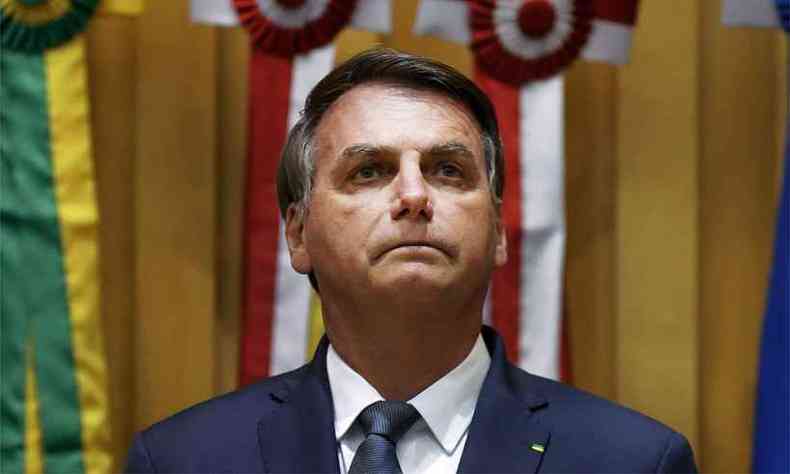 'Vamos deixar para depois do carnaval, n?', disse Bolsonaro, quando chegava ao Palcio da Alvorada(foto: Carolina Antunes/PR )