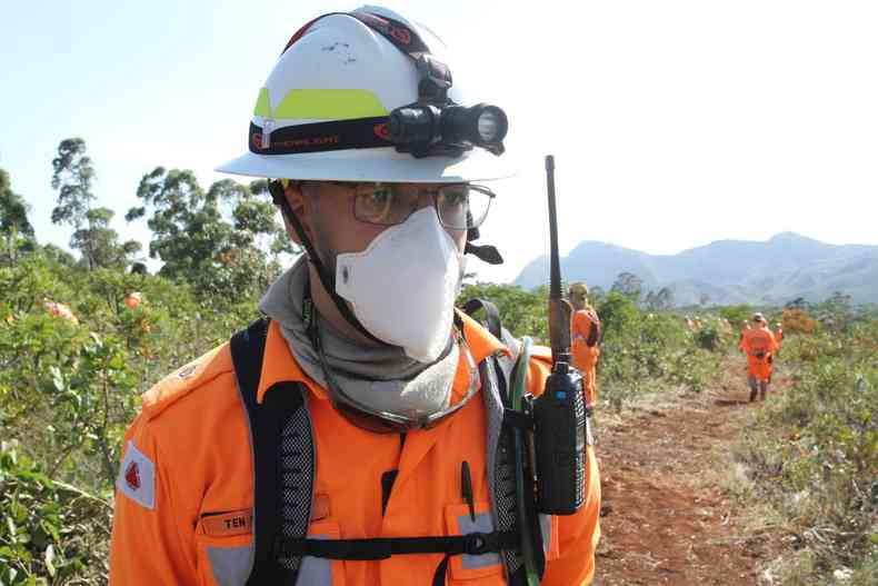 Tenente Andr Dutra acredita na importncia de preservao do meio ambiente(foto: Edesio Ferreira/EM/D.A. Press)
