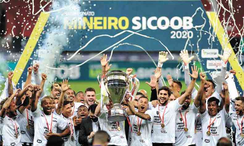 Em 2020, a conquista do ttulo do Mineiro: esperamos agora a to sonhada taa do Campeonato Brasileiro(foto: Alexandre Guzanshe/EM/D.A Press %u2013 30/8/20)