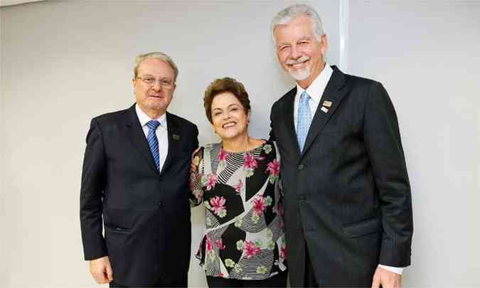 Marcio Lacerda participou de reunio com outros 11 prefeitos e a presidente Dilma Rousseff (foto: Roberto Stuckert Filho/PR)