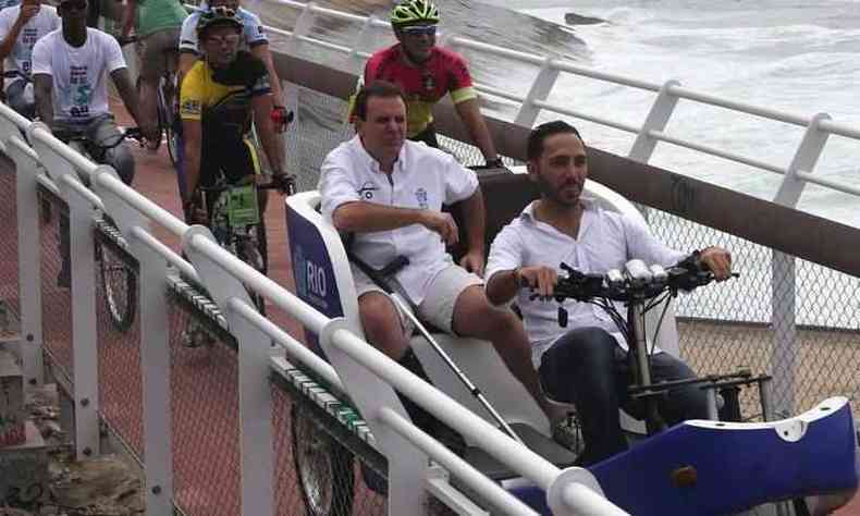 A ciclovia foi construda no governo do ex-prefeito Eduardo Paes(foto: Reproduo Facebook)