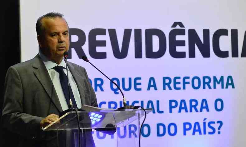 Rogrio Marinho afirmou que reforma  essencial para que o governo possa retomar os investimentos(foto: Marcelo Ferreira/CB/D.A Press)