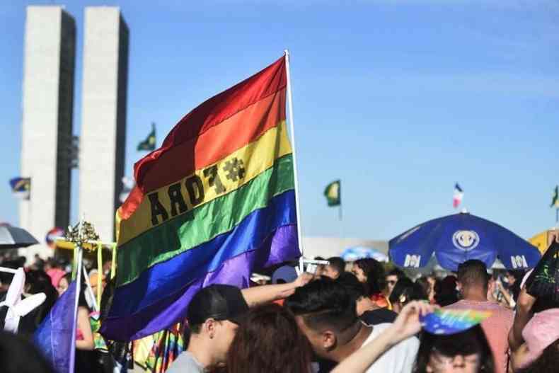 Bandeira LGBTQIA em Braslia