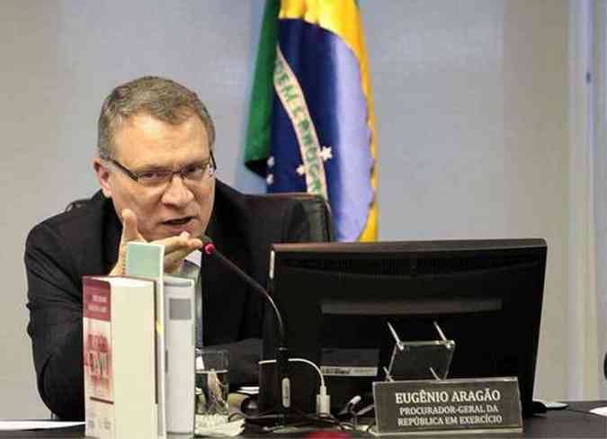 Posse do ministro da Justia, Eugnio Arago, elevou tenso com a PF(foto: Gil Ferreira/Agncia CNJ - 9/6/15)