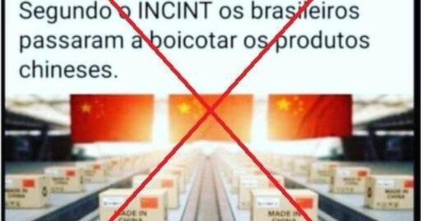 Não é verdade que boicote de consumidores fez importações da China caírem 78% no Brasil - Vimarsana News