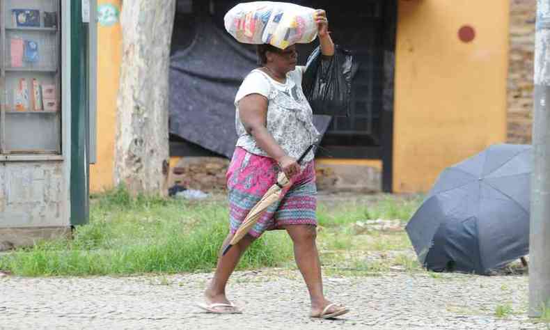 Cesta bsica garante alimento de pessoas com baixa renda em BH(foto: 08/04/2020 - Juarez Rodrigues/EM/D.A Press)