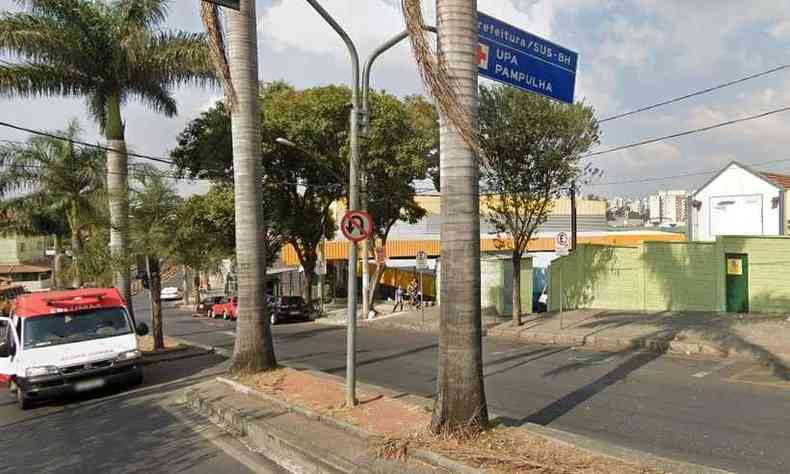 Menina foi atendida na UPA Santa Terezinha, na Regio da Pampulha, em BH(foto: Google street View/Reproduo)