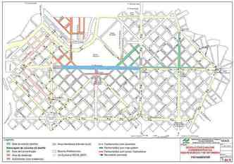 Clique e veja quais ruas e avenidas sero interditadas no feriado(foto: BHTrans/Divulgao)