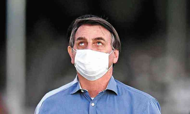 Presidente mantm negacionismo que segue complicando o combate  pandemia do novo coronavris(foto: EVARISTO S/AFP 5/1/21)