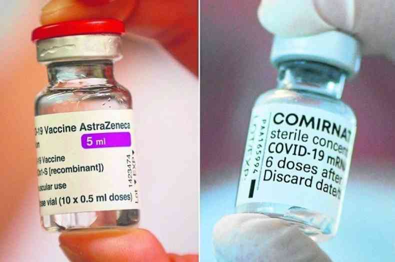 Segundo estudo, duas doses das vacinas da Pfizer ou da AstraZeneca geram resposta imune contra a variante Delta em 95% dos vacinados(foto: Thomas Samson/AFP)