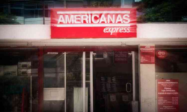 Frente de loja da Americanas