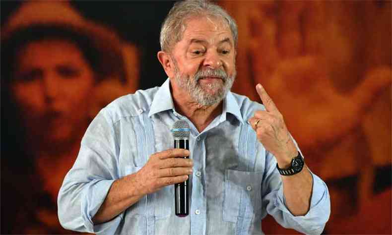 Ex-presidente Luiz Inácio Lula da Silva(foto: Nelson Almeida/AFP)