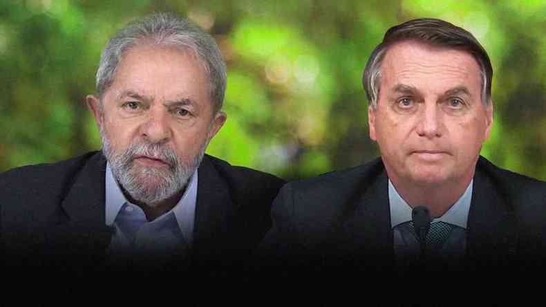 Lula e Bolsonaro lado a lado 