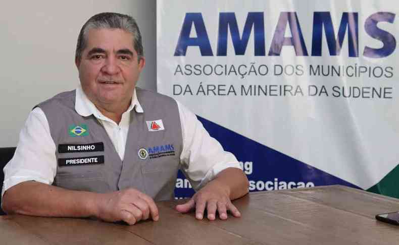 Jos Nilson Bispo de S (Republicanos), presidente da Amams e prefeito de Padre Carvalho
