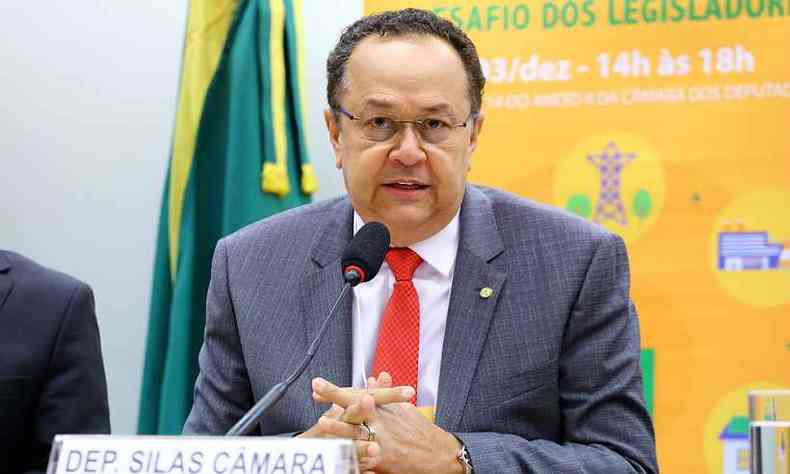 Deputado Silas Cmara (Republicanos-AM)  o presidente da Frente Parlamentar Evanglica no Congresso(foto: Vinicius Loures/Cmara dos Deputados)