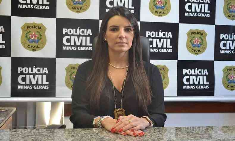 Delegada Cristiana Angelini, da Delegacia Especializada de Investigação à Violência Sexual, comandou as investigações(foto: PCMG)