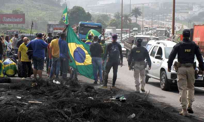 Manifestao de apoiadores do presidente jair bolsonaro