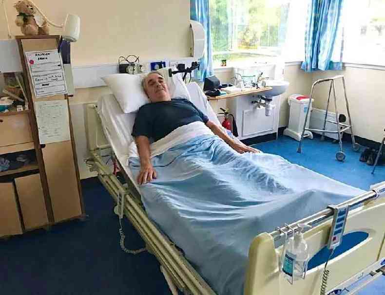 Malcolm Brown est no hospital h cerca de nove meses(foto: Malcolm Brown)