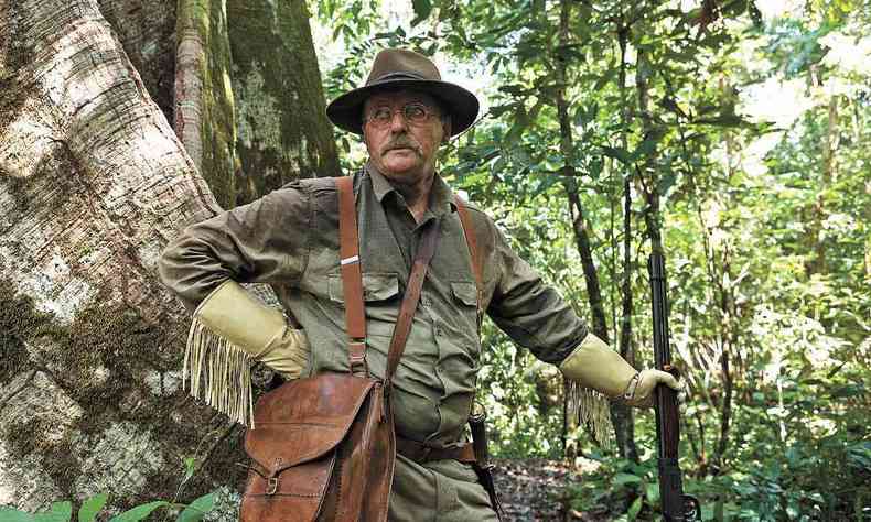O ator norte-americano Aidan Quinn diz que no sabia o quanto Theodore Roosevelt, seu personagem na srie, ''tinha sido importante para a natureza e os trabalhadores''