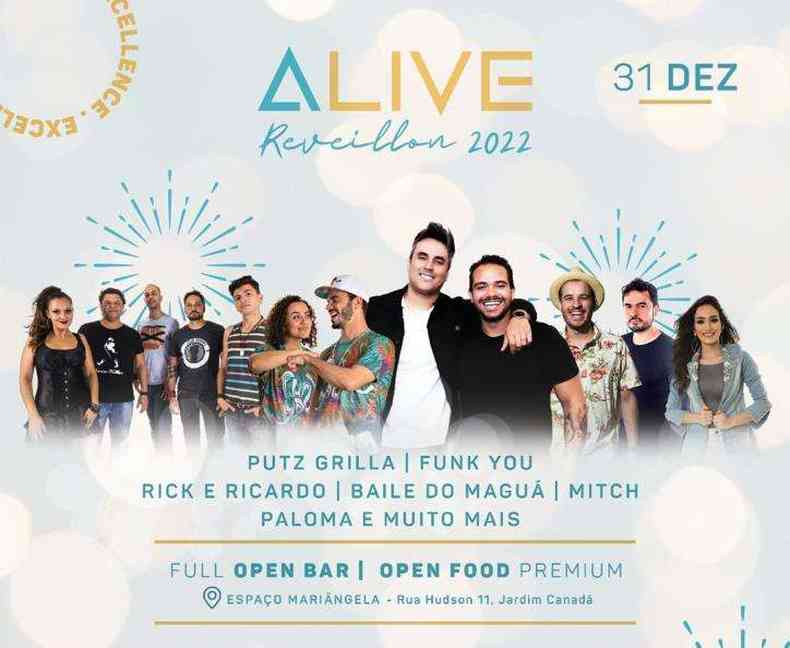 Flyer Reveillon Alive