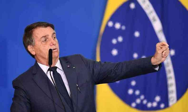 Bolsonaro: um tanto de provas coletadas na CPI da COVID contra o presidente(foto: EVARISTO SA / AFP)