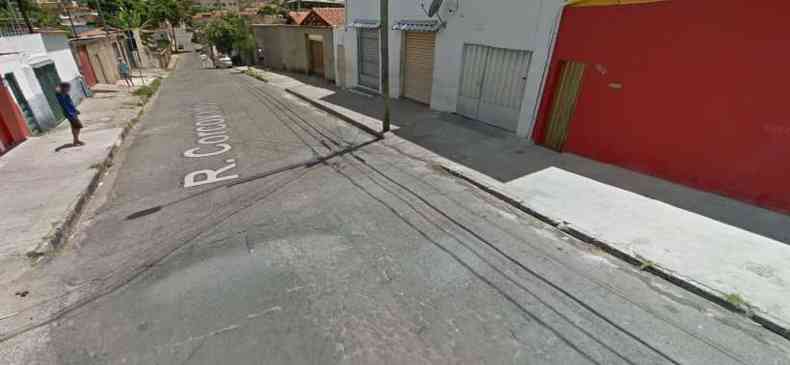 O crime aconteceu na Rua Corcovado, no Bairro Jardim Amrica(foto: Google Street View/Reproduo)