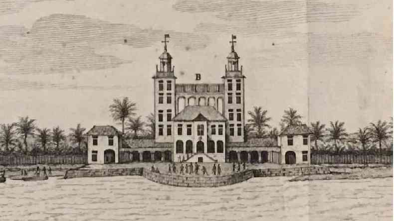 Palcio de Friburgo, construdo Maurcio de Nassau entre 1640 e 1642, foi demolido no sculo 18(foto: WikiCommons)