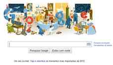 Google registra a passagem de ano novo com Doodle comemorativo