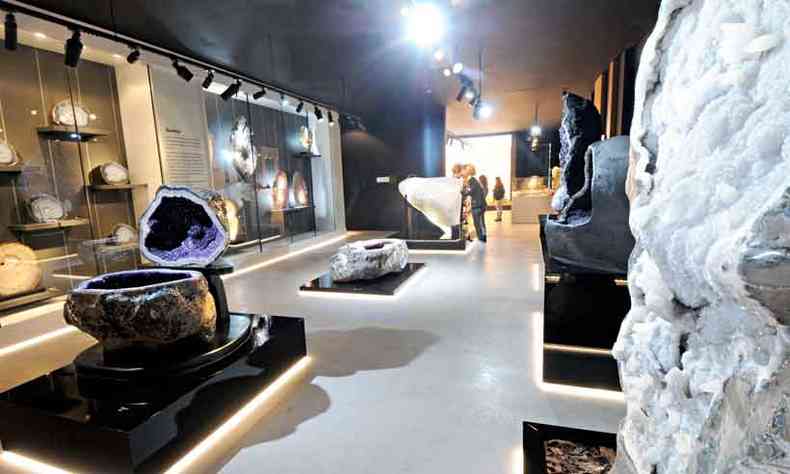Geo Museu abriga pedras preciosas do mundo inteiro(foto: Juarez Rodrigues/EM/D.A Press)