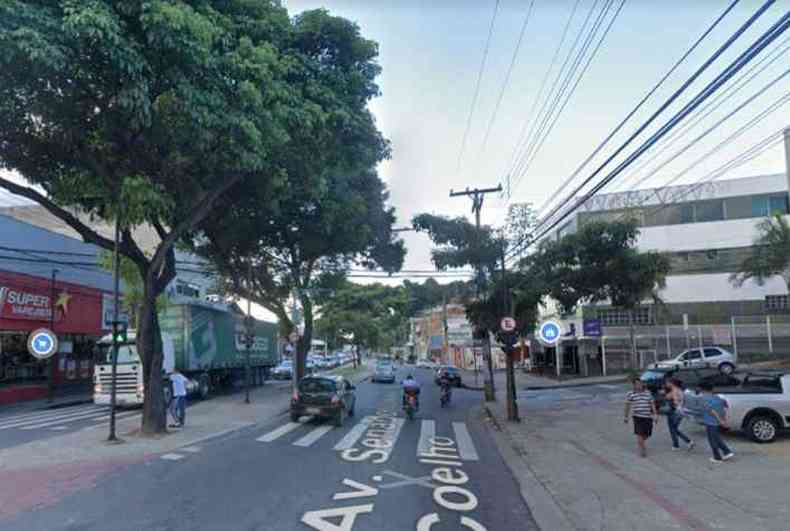 Imagem da Avenida Senador Levindo Coelho, 1913(foto: Google Street View/ Reproduo)