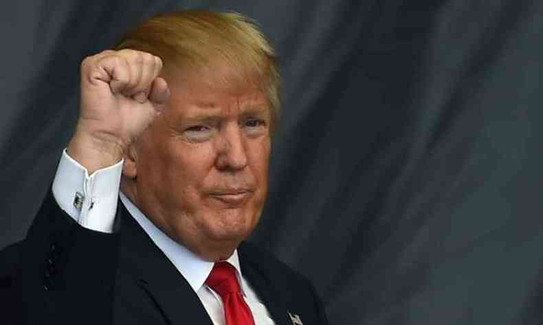 Donaldo Trump, presidente dos Estados Unidos (foto: Divulgao/ AFP)