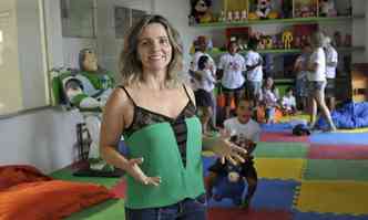 'Buscamos apoiar as famílias para darem continuidade ao tratamento até a cura da criança', diz Mônica Araújo, superintendente da casa(foto: Juarez Rodrigues/EM/D.A PRESS)