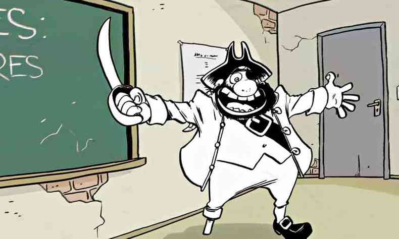 Personagens de A cidade dos piratas se inspiram na srie criada pelo cartunista Laerte nos anos 1980 (foto: Lana Filmes/divulgao)