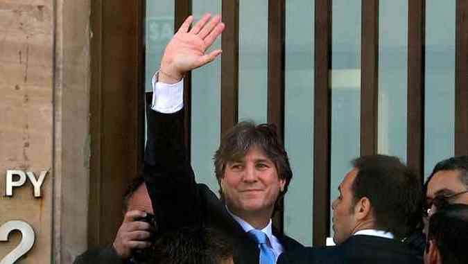 Boudou  o primeiro vice-presidente, na histria da Argentina, a ser processado em um caso de corrupo(foto: GUSTAVO AMARELLE / TELAM / AFP)