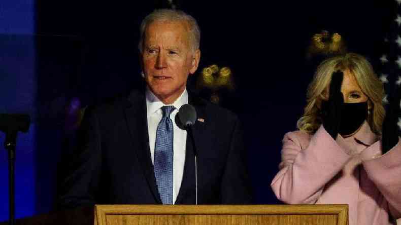 Joe Biden disse que eleio no termina at que 'todos os votos sejam contados'(foto: Reuters)