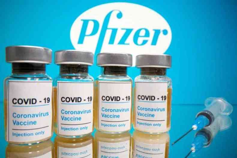 Eficcia global da Pfizer, de acordo com a prpria farmacutica,  de 95%(foto: Divulgao)