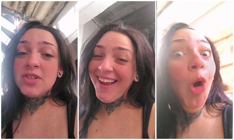 'Acorda, menino! Bom dia! Temos um bom dia diferente hoje', iniciou a maquiadora em vídeo publicado em seus perfis no TikTok e Instagram