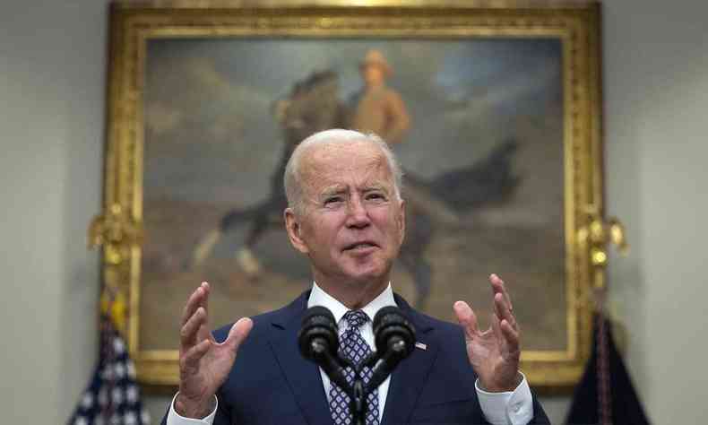 O presidente americano Joe Biden (foto: JIM WATSON / AFP )