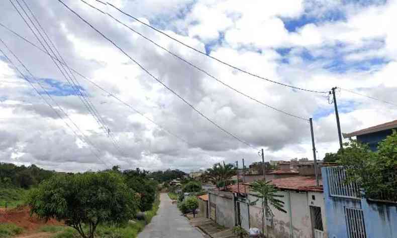 Na foto, a Rua Paulino Marqus Gontijo(foto: Google Street View/ Reproduo)