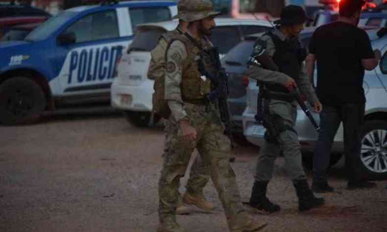 Os policiais trocaram tiros com Lzaro na madrugada desta segunda-feira (28/6)(foto: Ed Alves/CB/DA Press)