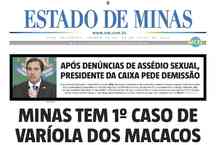 Confira a Capa do Jornal Estado de Minas do dia 30/06/2022
