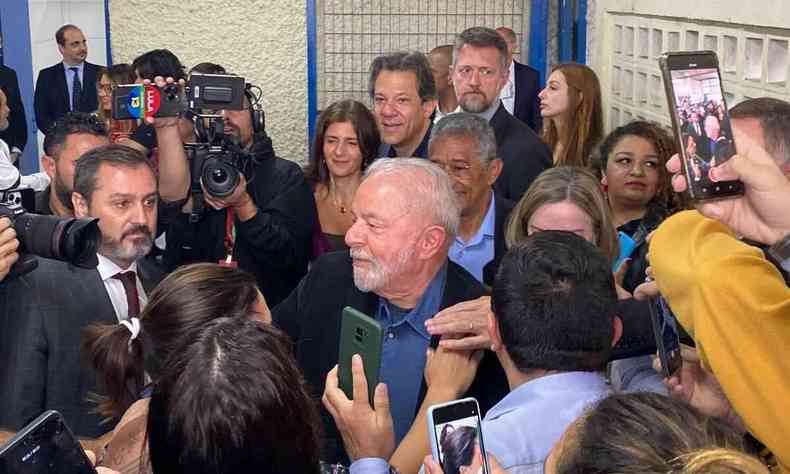 Luiz Incio Lula da Silva (PT) em So Bernardo do Campo (SP)