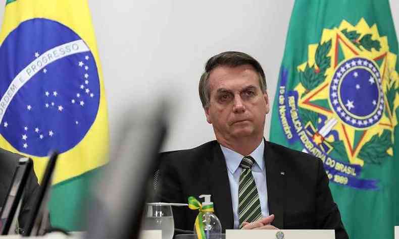 Jair Bolsonaro ainda disse que a economia brasileira 'tem que pegar' at o final do ano(foto: Marcos Corra/PR)