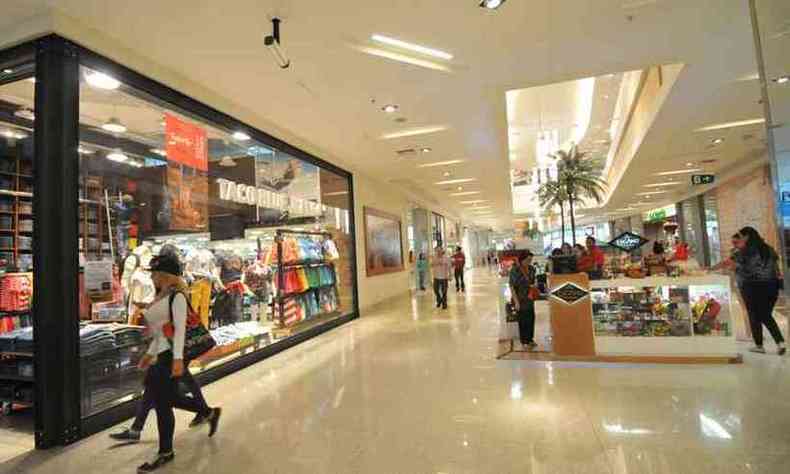 Shoppings de Contagem podem voltar a funcionar no prximo dia 8(foto: Rodrigo Clemente/EM/D.A Press)