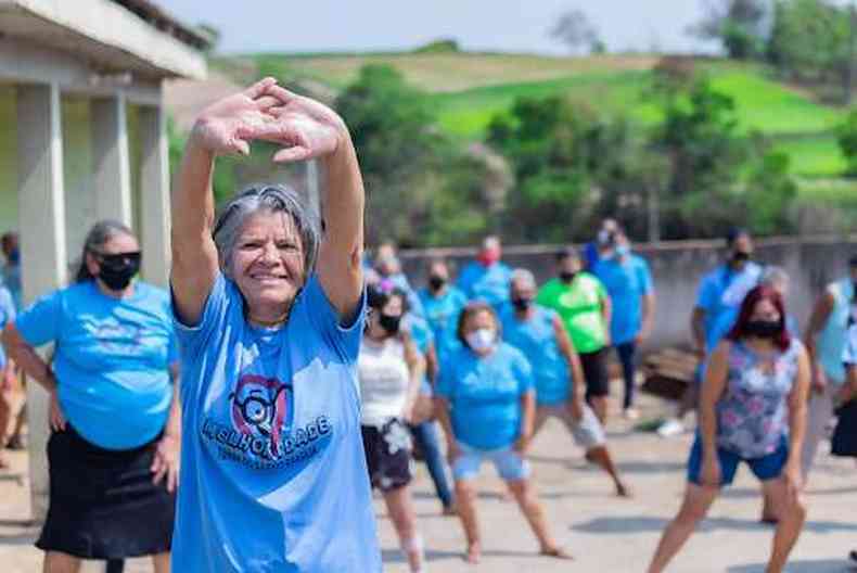 Projeto social para idosos da Itaminas