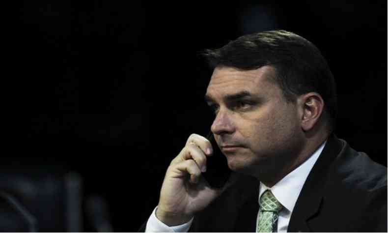 Flvio Bolsonaro  investigado por peculato, lavagem de dinheiro e organizao criminosa(foto: Beto Barata/Agencia Senado)
