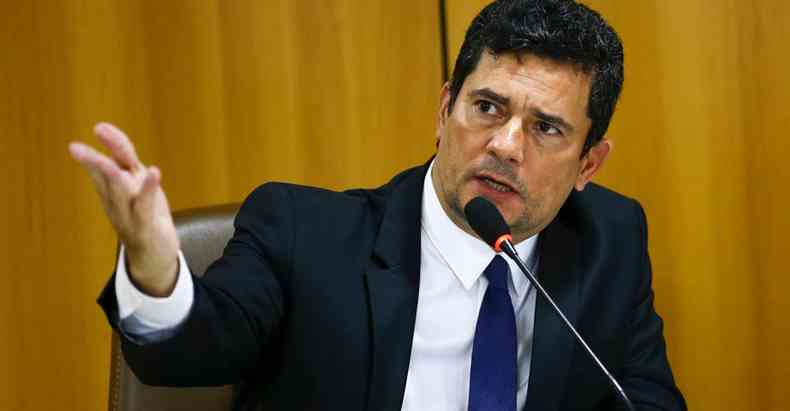 O ministro da Justia e Segurana, Sergio Moro estaria prestes a sair do governo. Motivo, descontentamento de Bolsonaro(foto: Marcelo Camargo/Agncia Brasil 14/2/2020)