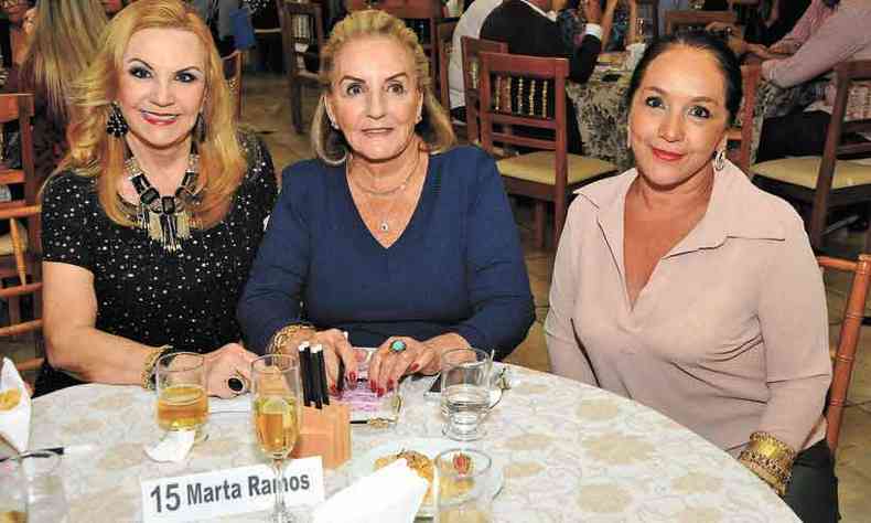 Marta Batista Ramos, Martha Canado e Ana Paula Lanna(foto: marcos vieira/em/d.a press)